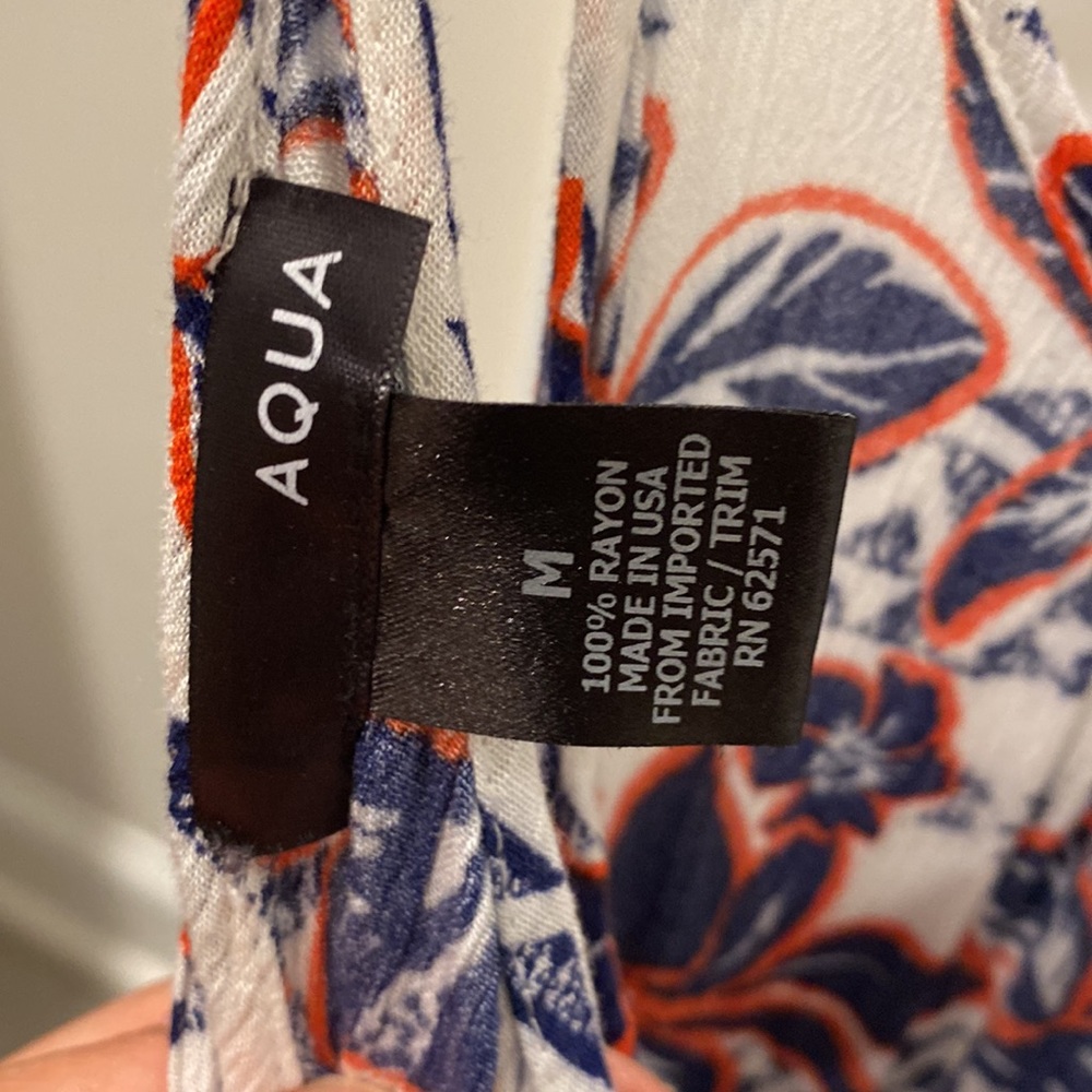 AQUA floral Maxi dress - Picture 5 of 6